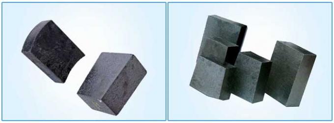 Los ladrillos de carbono de la magnesia tienen buena resistencia de oxidación debido al uso del grafito de escama de la pureza elevada