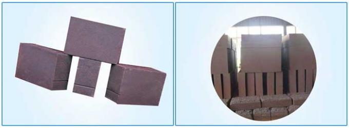 Los ladrillos de cromo de la magnesia utilizaron en industrias metalúrgicas la construcción del tejado de horno plano